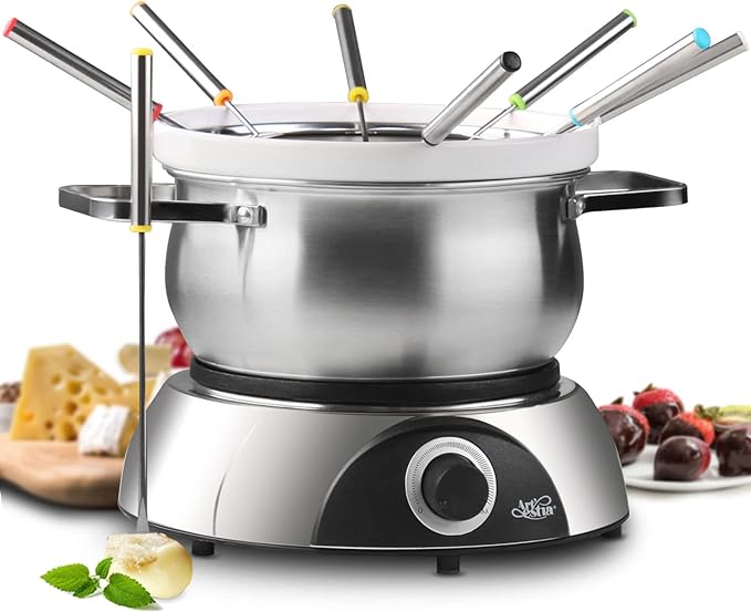 caquelon electrique versatile pour la fondue